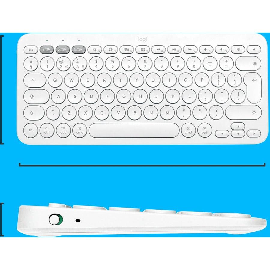 Logitech K380 For Mac Keyboard Bluetooth Qwerty Us English White