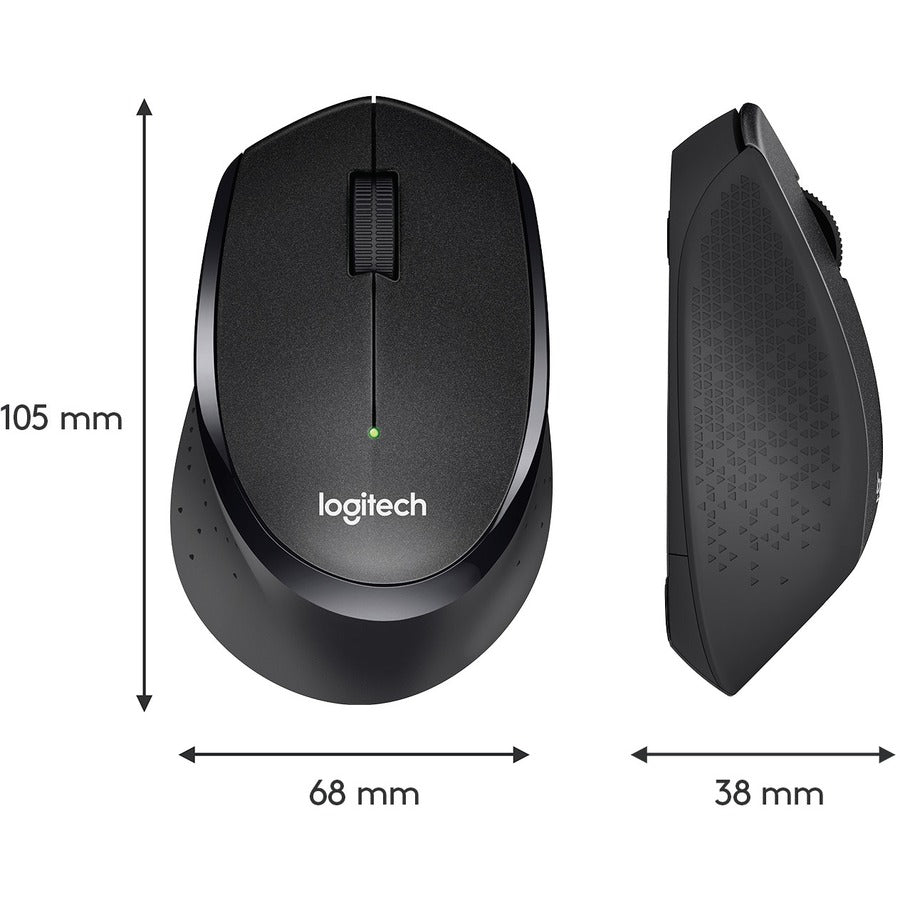 Logitech M330 Silent Plus Mouse Right-Hand Rf Wireless Optical 1000 Dpi