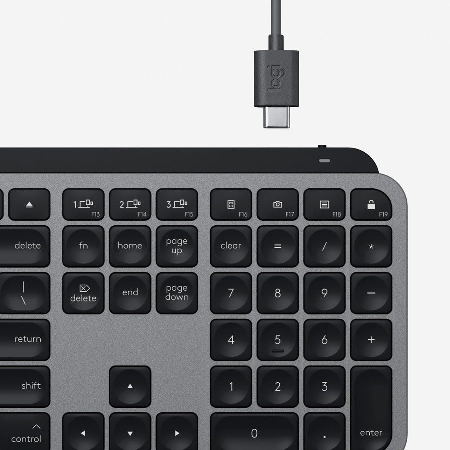 Logitech Mx Keys For Mac Keyboard Rf Wireless + Bluetooth Grey