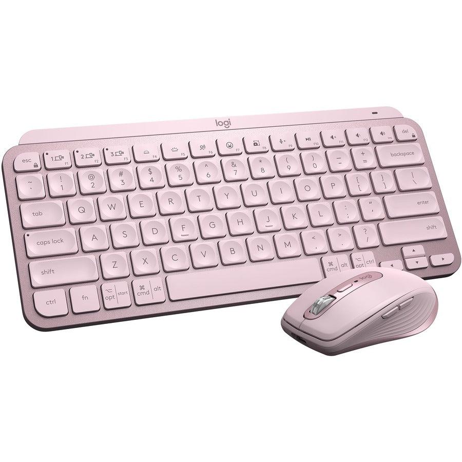 Logitech Mx Keys Mini Keyboard Rf Wireless + Bluetooth Qwerty Us English Rose