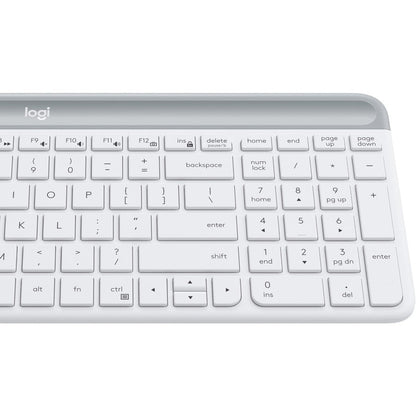 Logitech Slim Wireless Combo Mk470 Keyboard Rf Wireless White