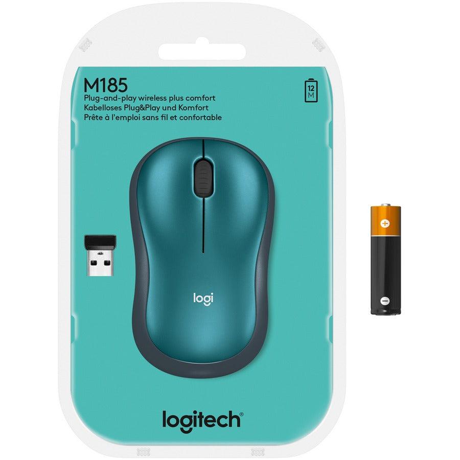 Logitech Wireless M185 Mouse Rf Wireless Optical