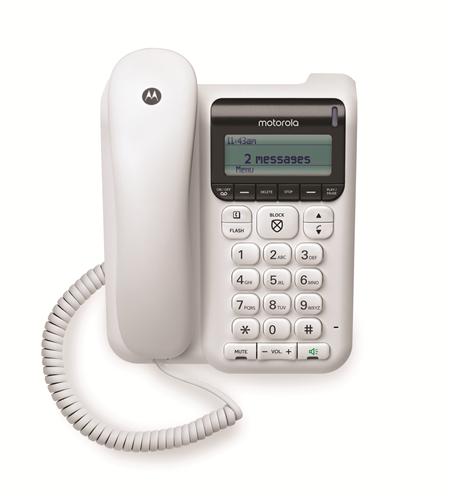 Motorola Corded Phone- Answering Machine MOTO-CT610