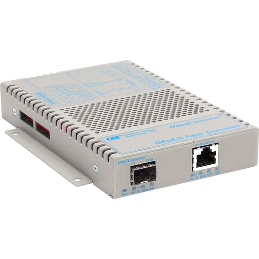 Omniconverter 10/100/1000 Poe Gigabit Ethernet Fiber Media Converter Switch Rj45 Sfp 9419-0-11