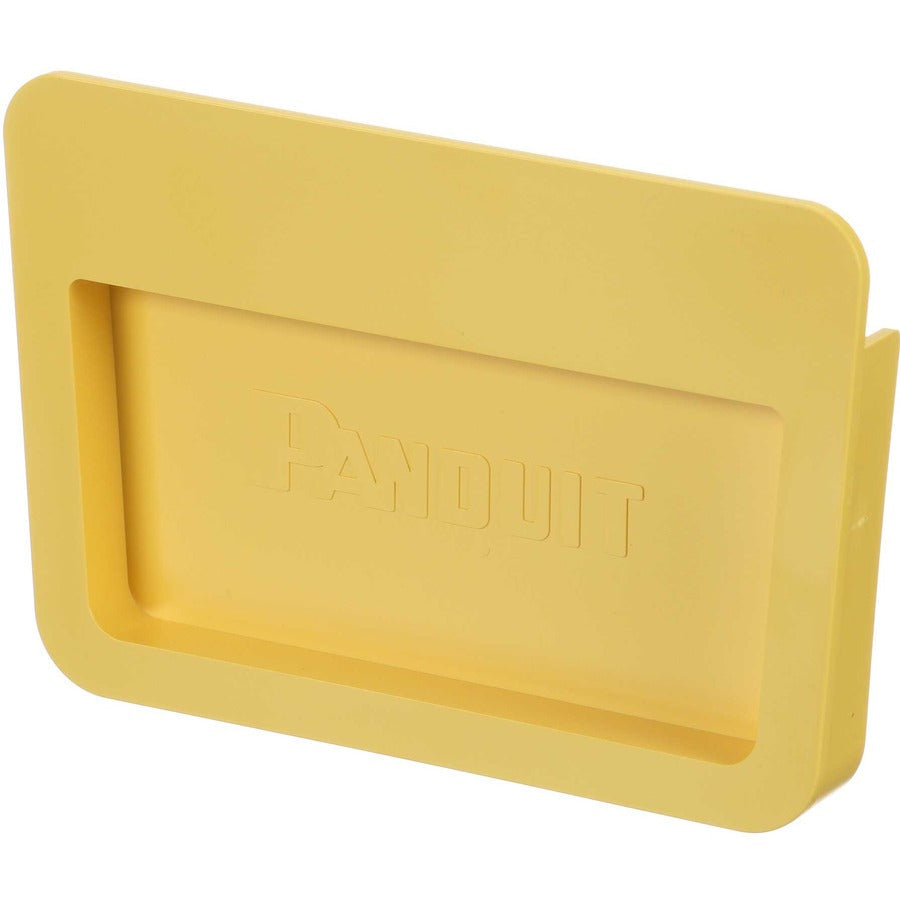 Panduit Fiberrunner&Reg; End Cap, 6X4, Yellow