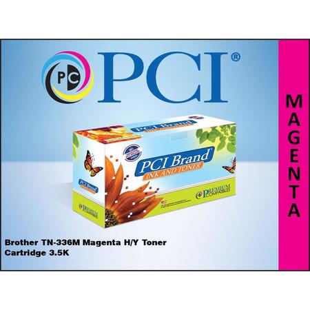 Pci Brand Compatible Brother Tn-336M Xl Magenta Toner Cartridge 3.5K Xl-Yld For