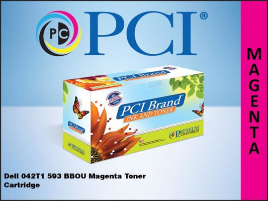 Pci Brand Compatible Dell 042T1 593-Bbou Xl Magenta Toner Cartridge 2000 Page Xl