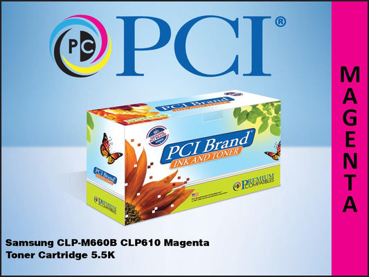 Pci Brand Compatible Hp St925A / Samsung Clp-M660B Magenta Toner Cartridge 5.5K