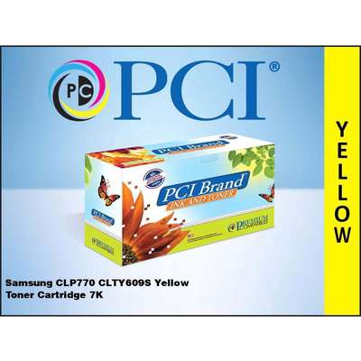 Pci Brand Compatible Hp Su563A / Samsung Clt-Y609S Yellow Toner Cartridge 7K Yie