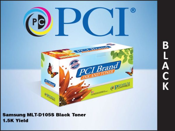 Pci Brand Compatible Hp Su778A / Samsung Mlt-D105S Black Toner Cartridge 1.5K Yi