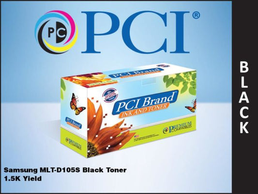 Pci Brand Compatible Hp Su778A / Samsung Mlt-D105S Black Toner Cartridge 1.5K Yi