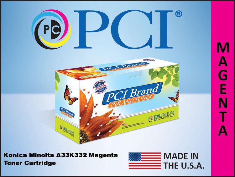 Pci Brand Compatible Konica Minolta A33K332 Tn512M Magenta Toner Cartridge 26000