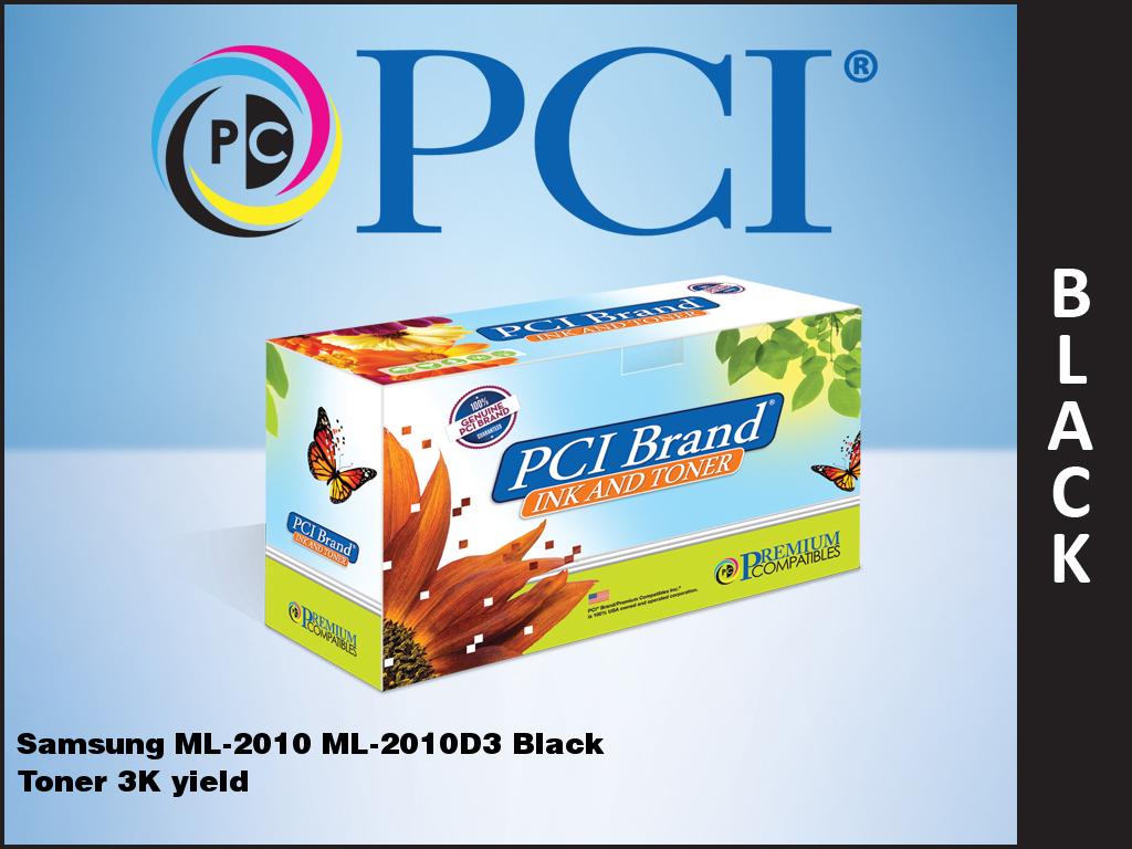 Pci Brand Compatible Samsung Ml-2010D3 (Ml2010D3) Black Toner Cartridge 3K Yield