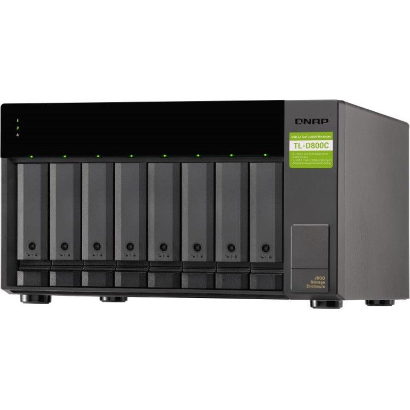 Qnap Tl-D800C-Us Usb 3.2 Gen2 Type-C High-Capacity Jbod Storage Enclosure