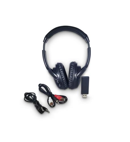 RF Wireless Headphones w FM scan/USB Tra PT-908