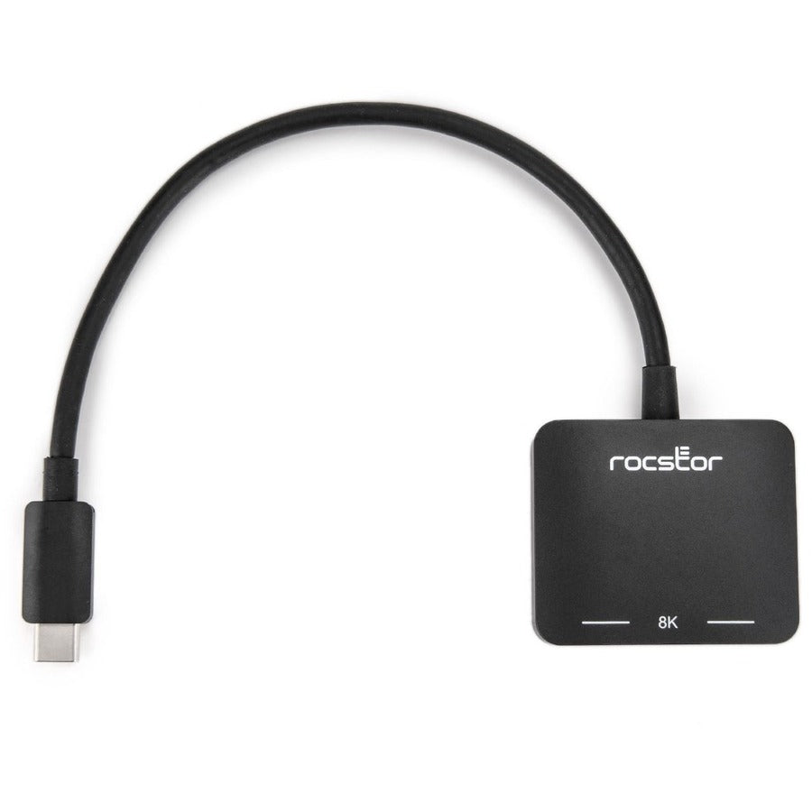 Rocstor Premium Usb C To Hdmi 2.0 Or Displayport 1.4A Monitor Adapter - Mst Mode