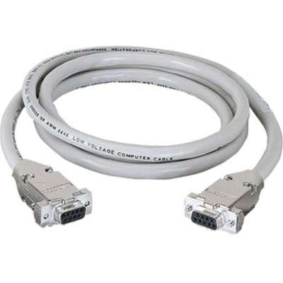 Rs232 Shielded Cable - Metal Hood, Db9 Female/Female, 20-Ft. (6.0-M)