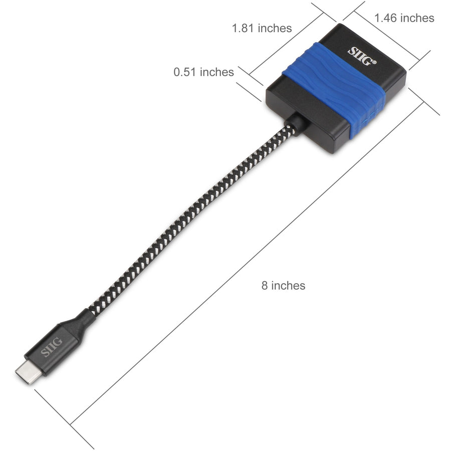 Siig Usb Type-C To Vga Video Cable Adapter