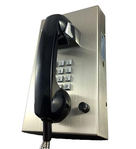 Stainless Steel Phone with Armored Cord ITT-VR16SS