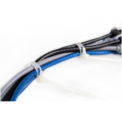 Startech.Com 100 Pack 10" Reusable Cable Ties - White Releasable Nylon/Plastic Zip Tie -