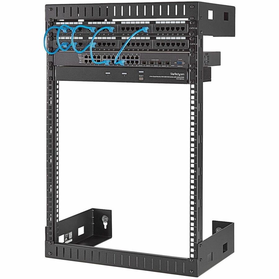 Startech.Com 15U 19" Wall Mount Network Rack - 12" Deep 2 Post Open Frame Server Room Rack For