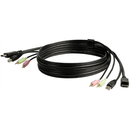 Startech.Com 6Ft 4-In-1 Usb Displayport Kvm Switch Cable W/ Audio & Microphone