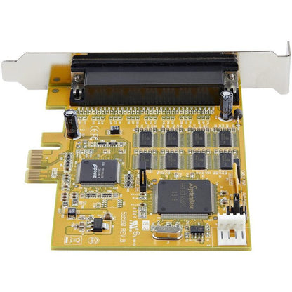 Startech.Com 8-Port Pci Express Rs232 Serial Adapter Card - Pcie To Serial Db9 Rs232 Controller Card - 16C1050 Uart - 15Kv Esd - Win/Linux