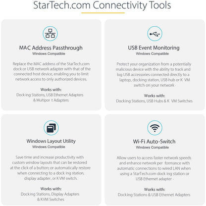 Startech.Com Usb C Multiport Adapter, 4K 60Hz Hdmi Video, 3 Port 5Gbps Usb-A 3.2 Hub, 100W Usb Power Delivery, Gbe, Sd/Microsd, 12"/30Cm Cable, Travel Dock, Laptop Docking Station