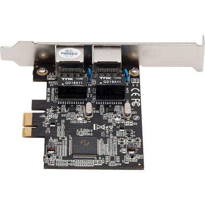 Syba Sy-Pex24028 Dual Port Gigabit Ethernet Network Pci-E Controller Card, W/ Low Profile Bracket