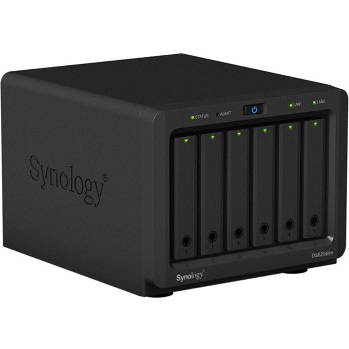 Synology Diskstation Ds620Slim 6-Bay 2.5'' Nas (Secure Digital Content With A Modern Look)