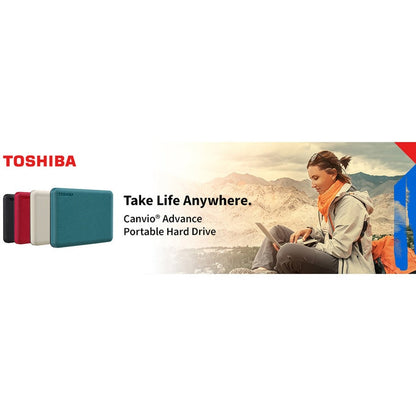 Toshiba Canvio Advance 4Tb Port,Portable External Hard Drive Usb 3.
