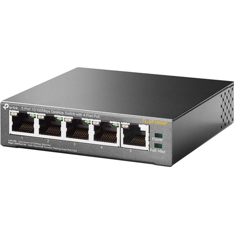 Tp-Link Tl-Sf1005P - 5-Port Fast Ethernet Poe Switch - Limited Lifetime Protection