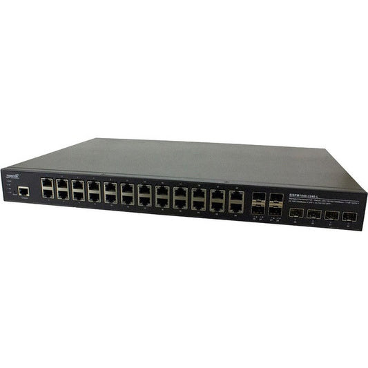 Transition Networks Managed Hardened Gigabit Ethernet Poe+ Rack Mountable Switch Sispm1040-3248-L