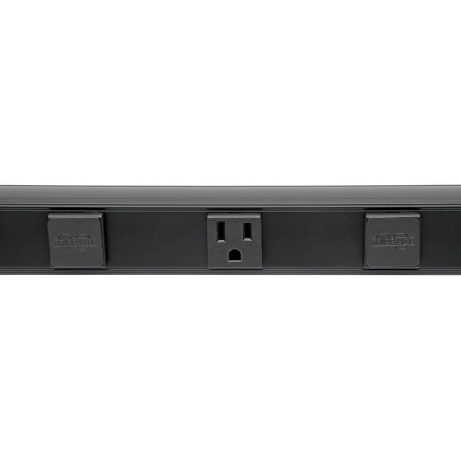 Tripp Lite 6-Outlet Power Strip, Right-Angle Nema 5-15R - 15A, 120V, 8 Ft. Cord, Right-Angle 5-15P Plug, 24 In.
