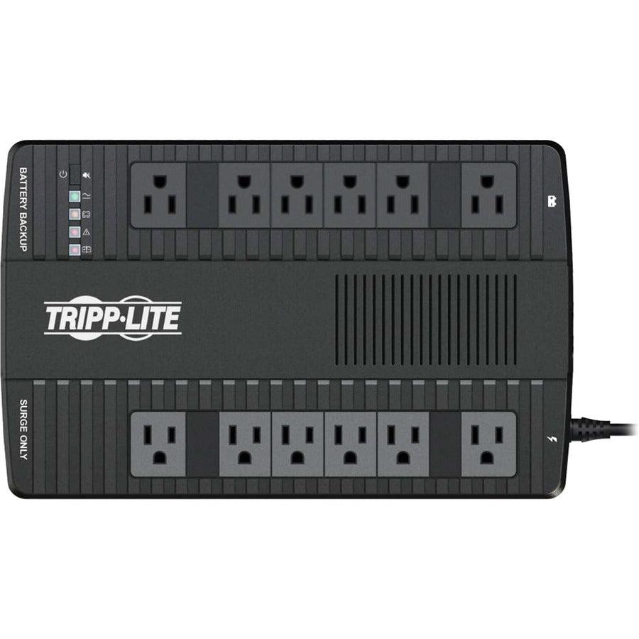 Tripp Lite 750Va 460W 120V Line-Interactive Ups - 12 Nema 5-15R Outlets, Double-Boost Avr, Usb, Desktop/Wall-Mount