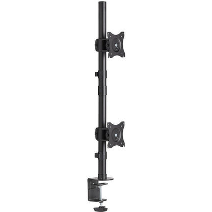 Tripp Lite Ddr1527Sdc Dual Vertical Flat-Screen Desk Stand/Clamp Mount, 15 In. To 27 In. Flat-Screen Displays