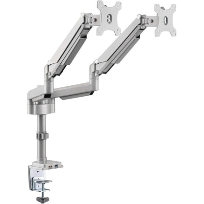 Tripp Lite Ddr1732Dal Dual-Display Flex-Arm Mount For 13” To 34” Monitors - Clamp Or Grommet, Usb, Audio Ports