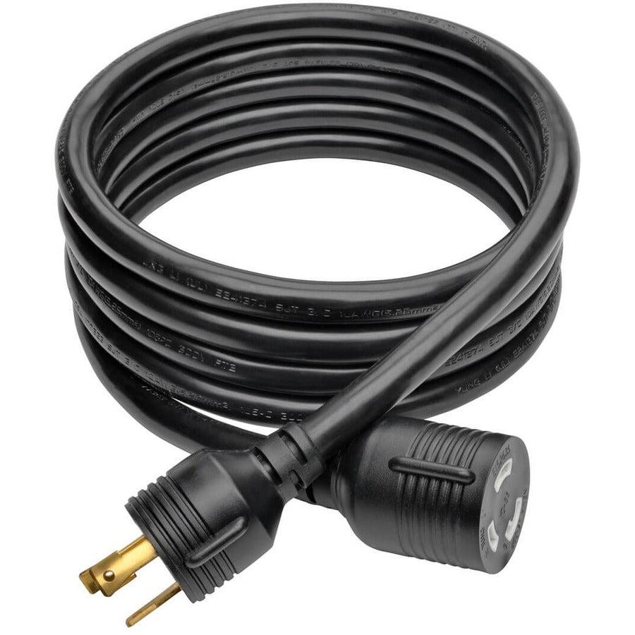 Tripp Lite Heavy-Duty Power Extension Cord, 30A, 10 Awg (Nema L5-30P To Nema L5-30R), Locking Connectors, 10 Ft.