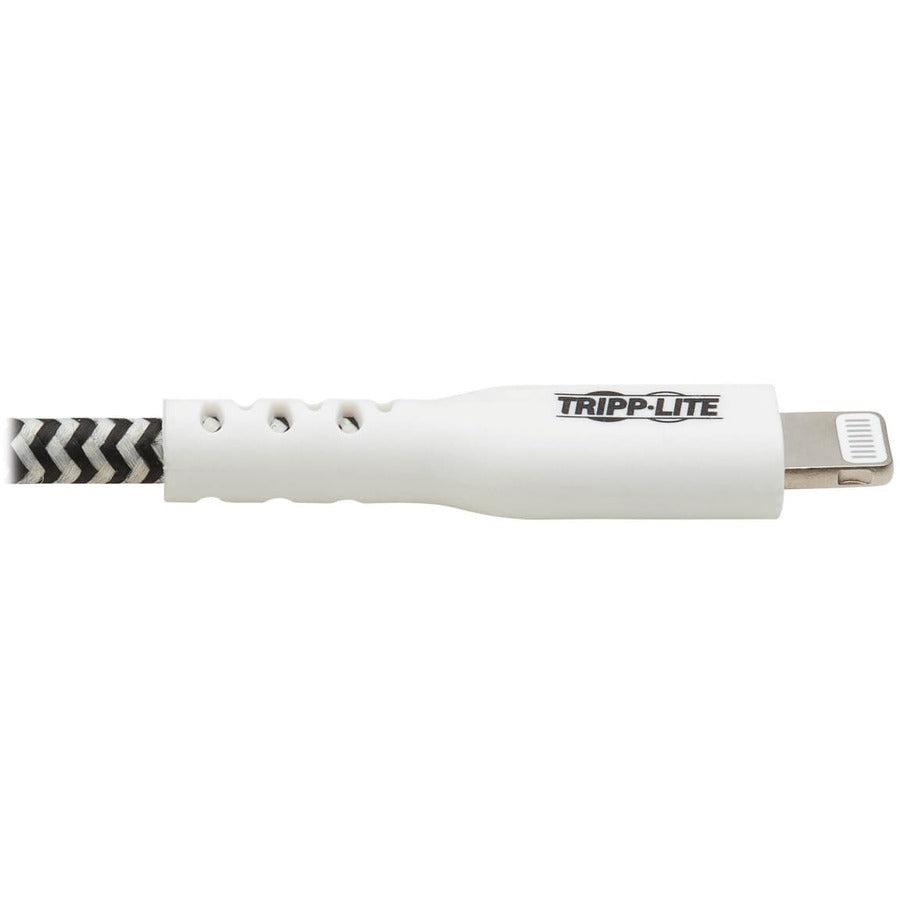 Tripp Lite M102-003-Hd-Sl Heavy-Duty Usb-C To Lightning Sync/Charge Cable With Status Led - Mfi Certified, M/M, Usb 2.0, 3 Ft.