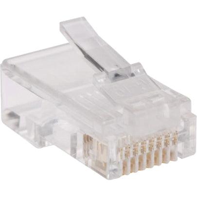 Tripp Lite N030-100-Fl Rj45 Plugs For Flat Solid / Stranded Conductor Cable, 100-Pack