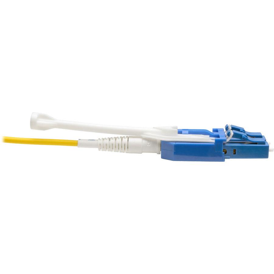 Tripp Lite N390-05M-8Lc-Ap Mtp/Mpo (Apc) To 4Xlc (Upc) Singlemode Breakout Patch Cable, 40/100 Gbe, Qsfp+ 40Gbase-Plr4, Plenum, Yellow, 5 M (16 Ft.)