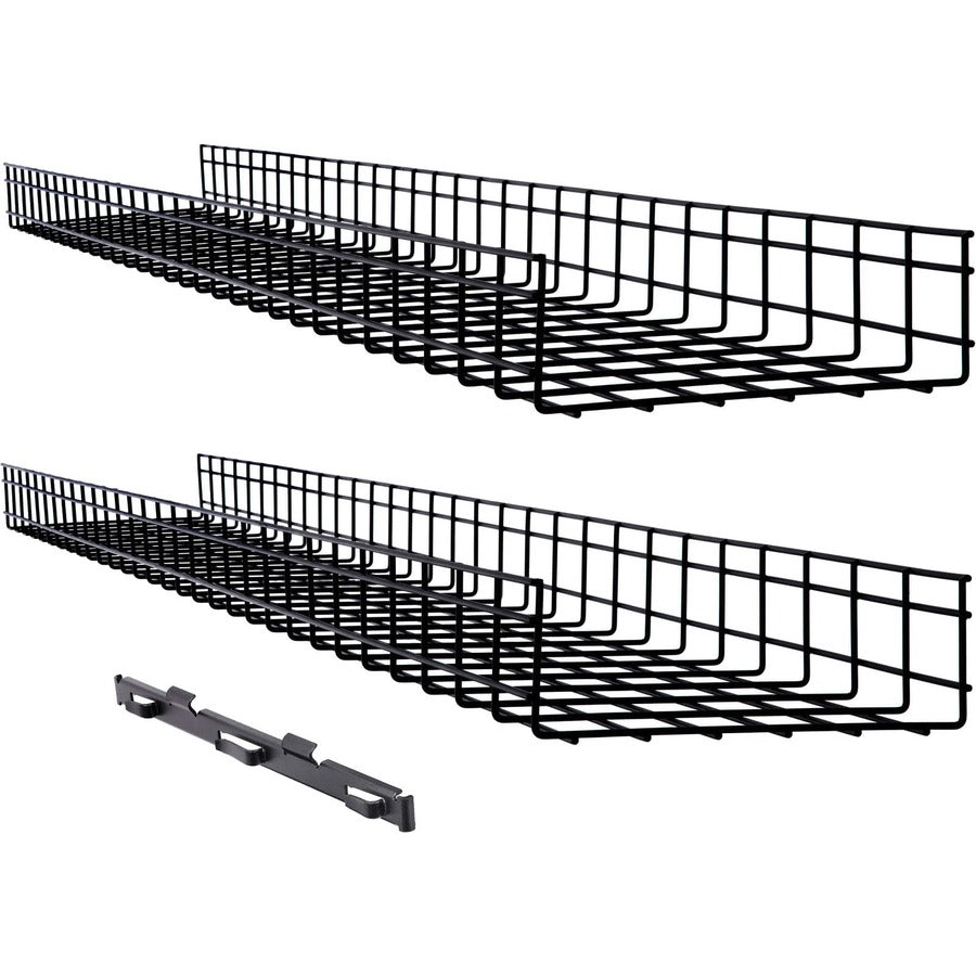 Tripp Lite Srwb12410X2Str Wire Mesh Cable Tray - 300 X 100 X 1500 Mm (12 In. X 4 In. X 5 Ft.), 2-Pack