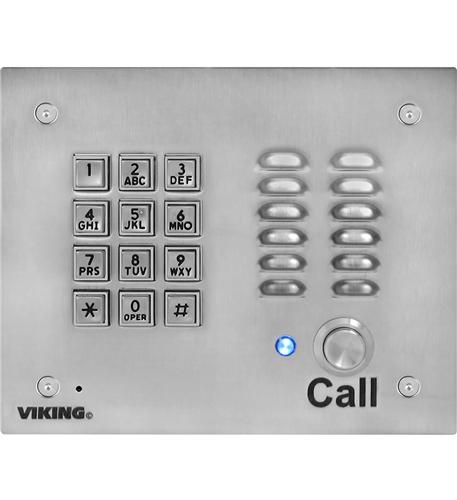 VOIP STAINLESS STEEL ENTRY PHONE VK-K-1700-IP-EWP