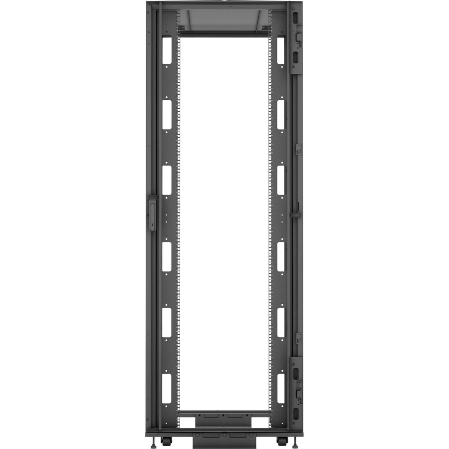 Vertiv Vr3157Sp Rack Cabinet 48U Freestanding Rack Black, Transparent