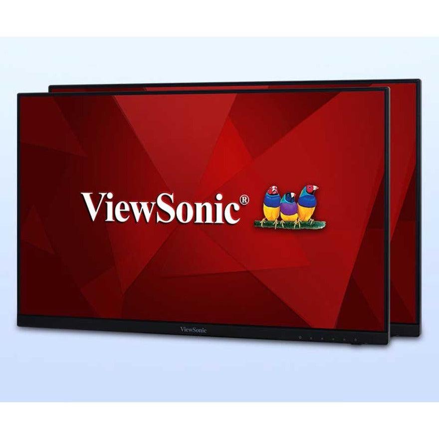 Viewsonic Va2456-Mhd_H2 Computer Monitor 60.5 Cm (23.8") 1920 X 1080 Pixels Full Hd Led Black
