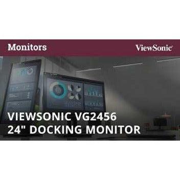 Viewsonic Vg Series Vg2456 Led Display 60.5 Cm (23.8") 1920 X 1080 Pixels Full Hd Black