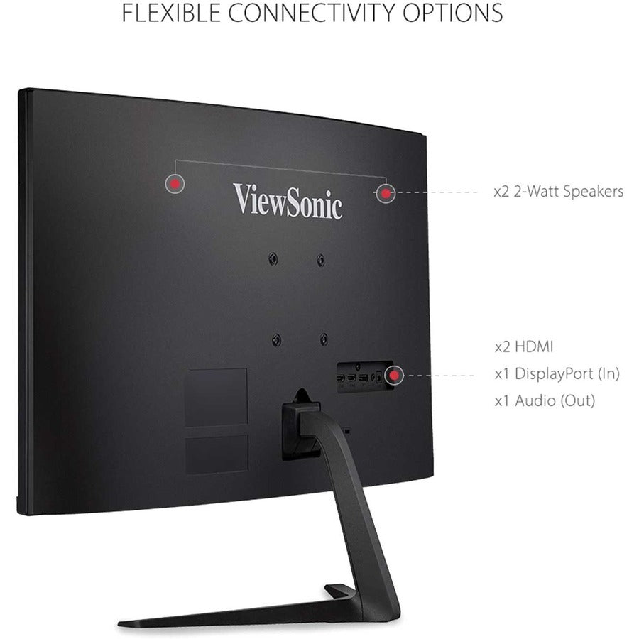 Viewsonic Vx Series Vx2718-2Kpc-Mhd Led Display 68.6 Cm (27") 2560 X 1440 Pixels Quad Hd Black