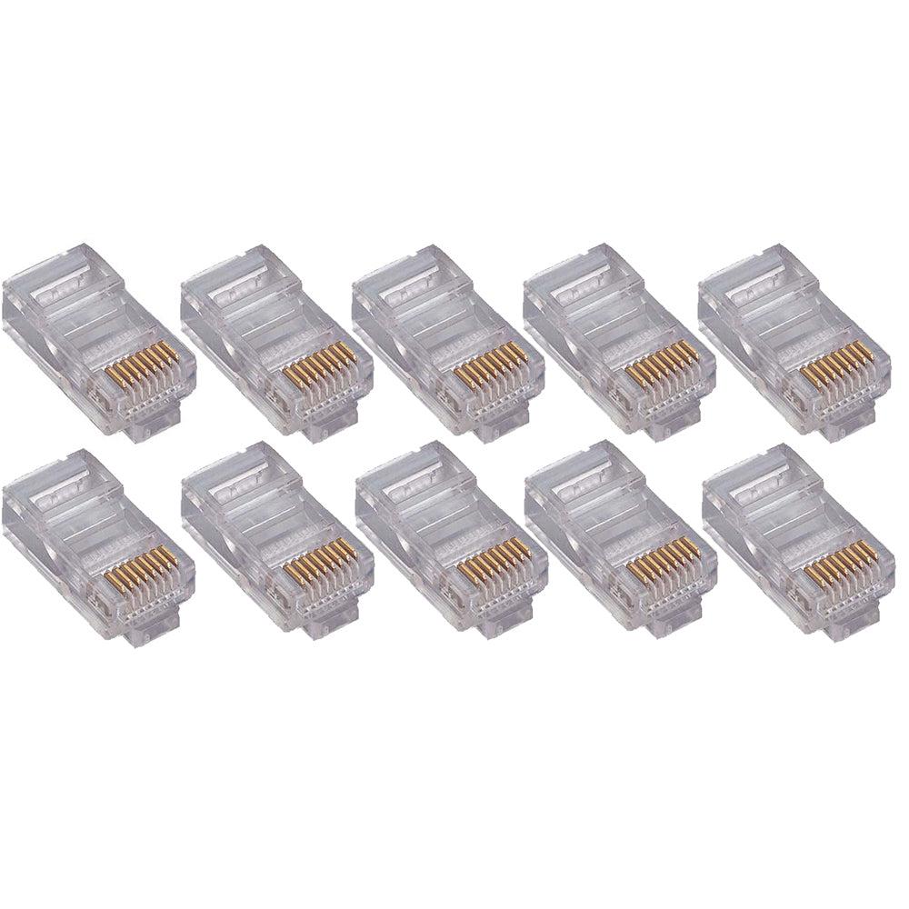 1000Pk Modular Cat5E Plugs For,Stranded Or Solid Cat5E Cable