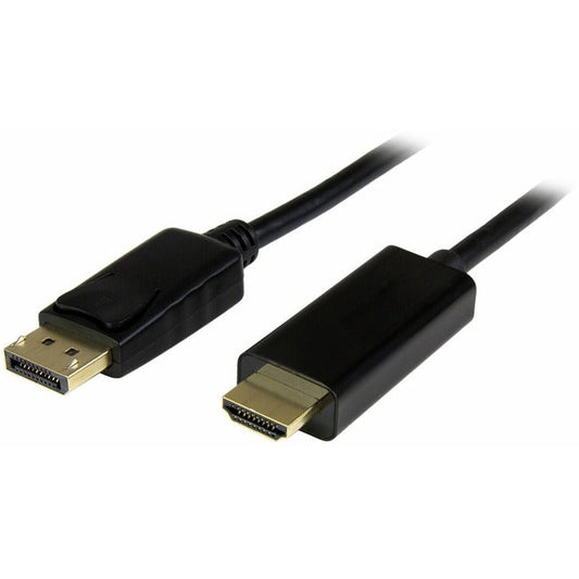 10Ft Displayport Male To Hdmi,Male Active Dp Hdmi 4K Cable Black