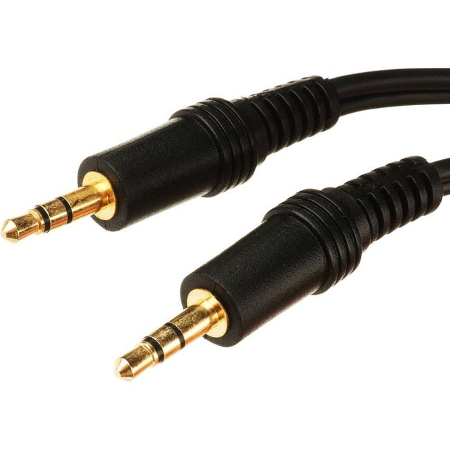10Ft Mini Jack Male To Male,Audio Stereo Cable Black